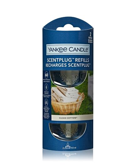 YANKEE CANDLE ELECTRIC REFILL CLEAN COTTON FILLING 2X18,5 ML