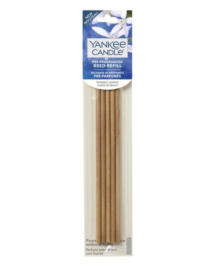 YANKEE CANDLE PRE-FRAGRAN.REED MIDNIGHT JASMINE FILLING INTO THE DIFFUSER 5X PCS