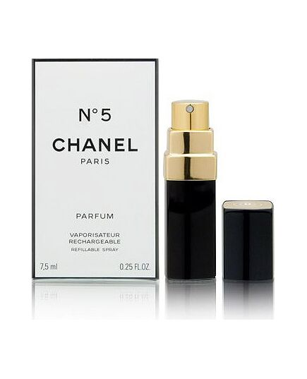 CHANEL N°5 PARFUM PERFUME FOR WOMEN 7,5 ML REFILLABLE