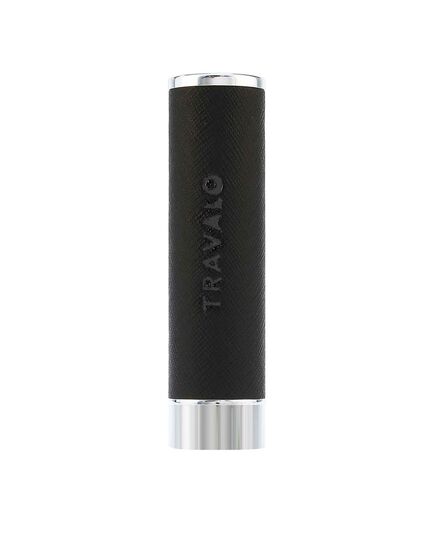 TRAVALO WALZER REFILLABLE PERFUME SPRAYER 5 ML LEATHER BLACK