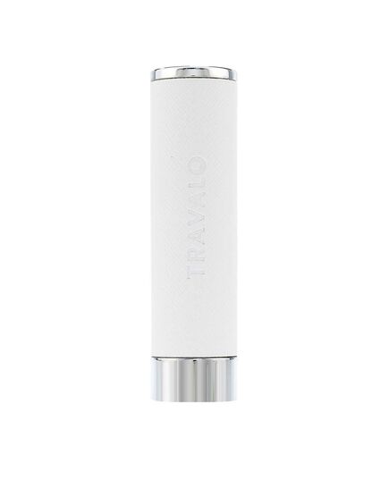 TRAVALO WALZER REFILLABLE PERFUME SPRAYER 5 ML LEATHER WHITE