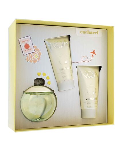 CACHAREL NOA GIFT SET EDT 100 ML + BODY LOTION 50 ML + BODY LOTION 50 ML