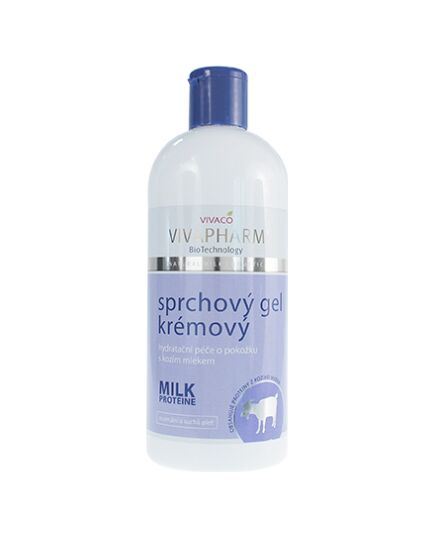 VIVAPHARM SHOWER GEL WITH GOATS MILK W 400ML