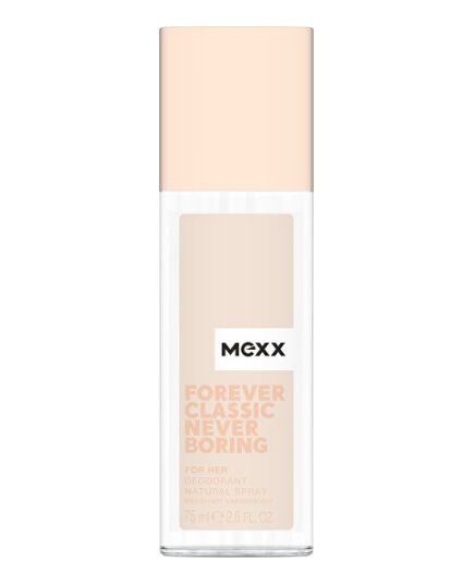 MEXX FOREVER CLASSIC NEVER BORING FOR HER DEODORANT WITH SPRAY FOR WOMEN 75 ML