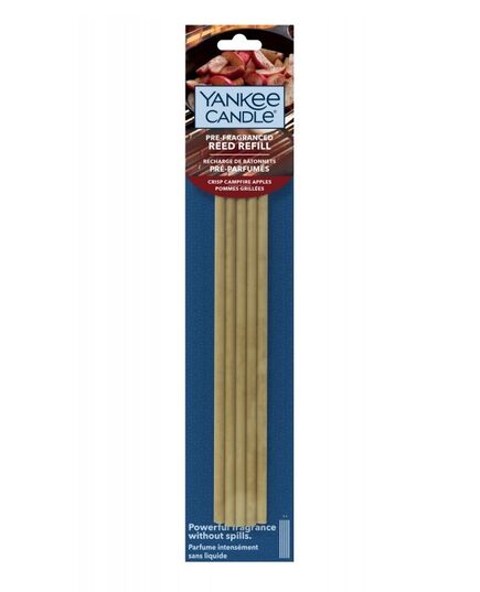 YANKEE CANDLE PRE-FRAGRAN.REED CRISP CAMPFIRE APPLES FILLING INTO THE DIFFUSER 5X PCS
