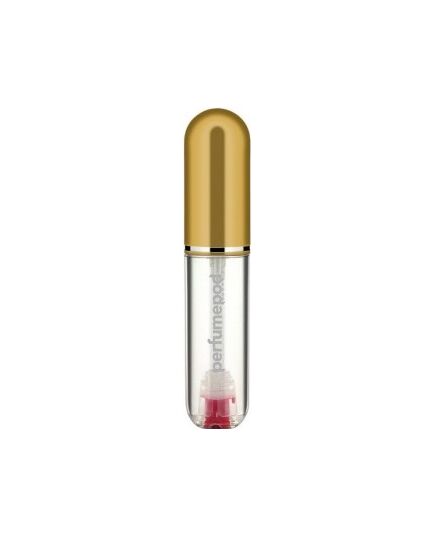 TRAVALO PERFUME POD PURE REFILLABLE PERFUME SPRAYER 5 ML GOLD