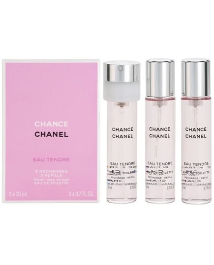 CHANEL CHANCE EAU TENDRE EDT 3X20ML REFILL