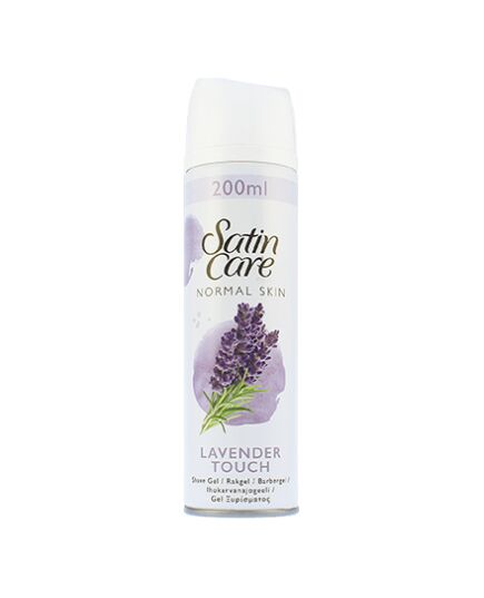GILLETTE SATIN CARE LAVENDER TOUCH SHAVING GEL 200ML