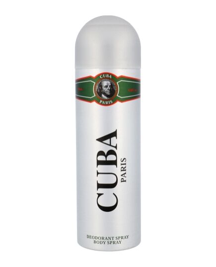 CUBA GREEN DEODORANT SPRAY FOR MEN 200 ML