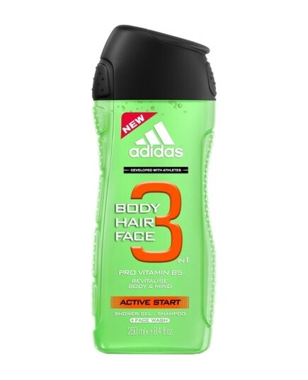 ADIDAS ACTIVE START 3IN1 SHOWER GEL 400ML