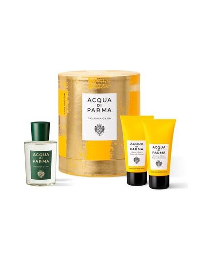 ACQUA DI PARMA COLONIA C.L.U.B. GIFT SET EDC 100 ML, SHOWER GEL 75 ML A BODY LOTION 75 ML