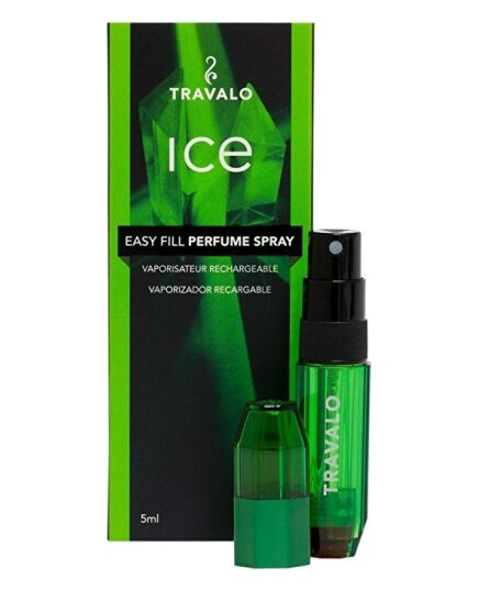 TRAVALO PERFUME POD ICE REFILLABLE PERFUME SPRAYER 5 ML GREEN