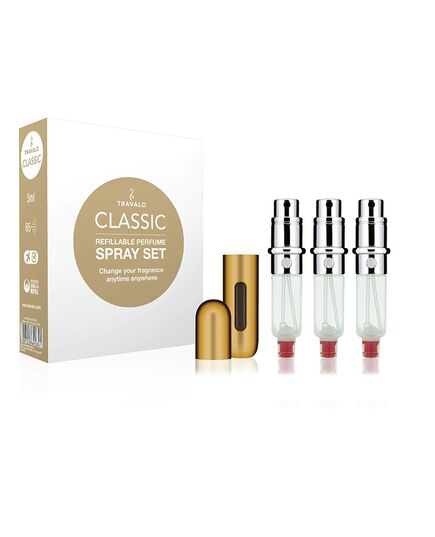 TRAVALO CLASSIC HD REFILLABLE PERFUME SPRAYER GIFT SETGOLD