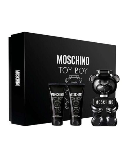 MOSCHINO TOY BOY EAU DE PARFUM FOR MEN 50 ML + SPRCHOVÝ GEL 50 ML + BALZÁM PO HOLENÍ 50 ML GIFT SET