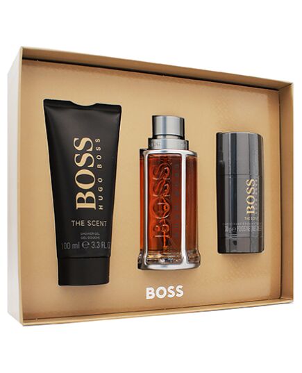 HUGO BOSS BOSS THE SCENT SET M (EDT 100ML + SG 100ML + DEOSTICK 75ML)