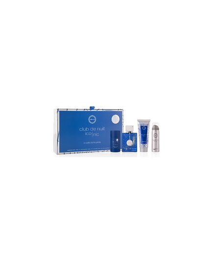 ARMAF CLUB DE NUIT BLUE ICONIC GIFT SET EDP 105 ML, DEOSTICK 75 G, DEOSPRAY 50 ML AND SHOWER GEL 100 ML