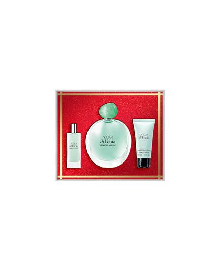 ARMANI GIORGIO ACQUA DI GIOIA GIFT SET EDP 100 ML, BODY LOTION 50 ML A MINIATURKA EDP 10 ML