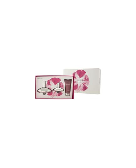 CALVIN KLEIN EUPHORIA GIFT SET EDP 100 ML, EUPHORIA EDP 30 ML AND BODY LOTION EUPHORIA 100 ML