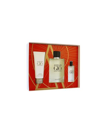 ARMANI GIORGIO ACQUA DI GIO MAN EAU DE PARFUM GIFT SET EDP 125 ML, SHOWER GEL 75 ML AND MINIATURE EDP 15 ML