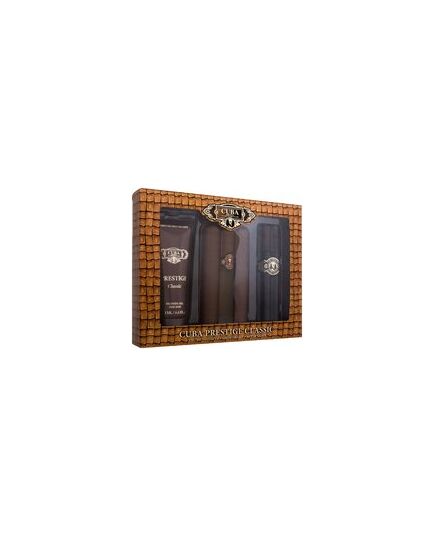 CUBA PRESTIGE GIFT SET EDT 90 ML, SHOWER GEL 200 ML AND AFTERSHAVE 100 ML