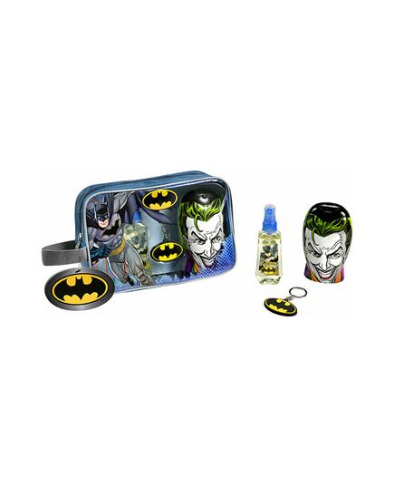 FRAGRANCES FOR CHILDREN BATMAN GIFT SET EDT 90 ML, PĚNA DO KOUPELE A ŠAMPON 2V1  300 ML A PŘÍVĚSEK