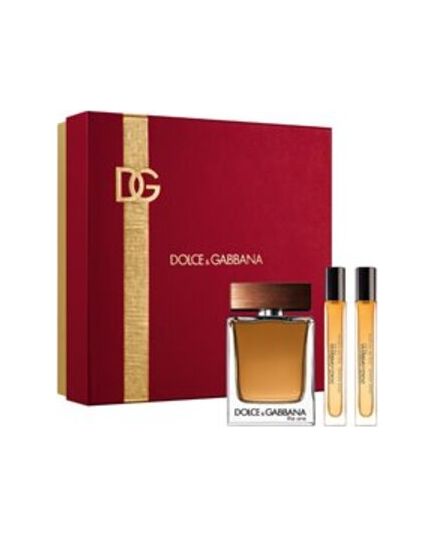 DOLCE GABBANA THE ONE FOR MEN GIFT SET EDT 100 ML, MINIATURKA EDT 10 ML A MINIATURKA EDP 10 ML