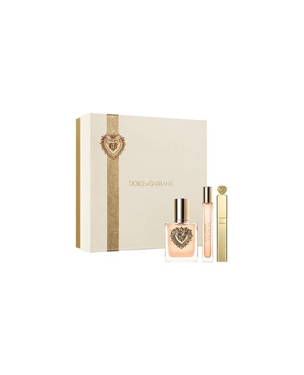 DOLCE GABBANA DEVOTION GIFT SET EDP 50 ML, ŘASENKA 8 ML A MINIATURKA EDP 10 ML