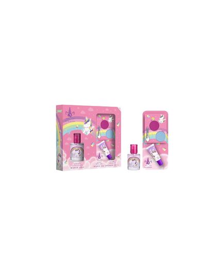 FRAGRANCES FOR CHILDREN EAU MY UNICORN GIFT SET EDT 30 ML, LIP GLOSS AND EYESHADOW