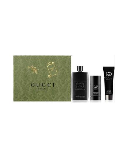 GUCCI GUILTY POUR HOMME GIFT SET EDT 90 ML, DEODORANT 75 ML AND SHOWER GEL 50 ML