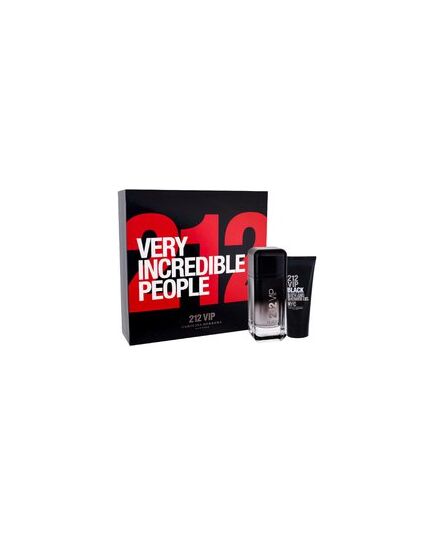 CAROLINA HERRERA 212 VIP MEN BLACK EDP GIFT SET 100 ML AND SHOWER GEL 212 VIP MEN BLACK 100 ML