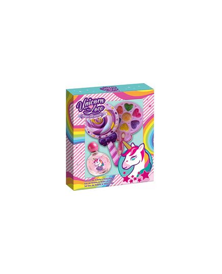 FRAGRANCES FOR CHILDREN EAU MY UNICORN GIFT SET EDT 50 ML AND MAKEUP PALETTE