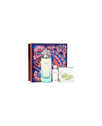 HERMÈS HERMES UN JARDIN SUR LE NIL GIFT SET EDT 100ML, SOLID SOAP 50G AND MINI EDT 7.5ML