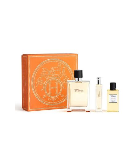HERMÈS TERRE D´HERMÈS GIFT SET EDT 100 ML, MINIATURKA EDT 15 ML A AFTER SHAVE ( AFTERSHAVE ) 40 ML