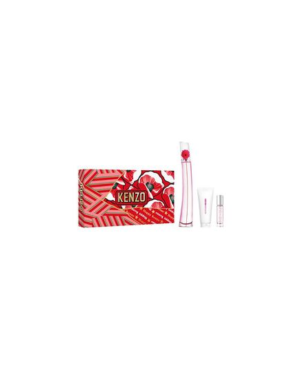KENZO FLOWER BY KENZO POPPY BOUQUET GIFT SET EDP 100 ML, BODY LOTION 75 ML AND MINIATURE EDP 10 ML