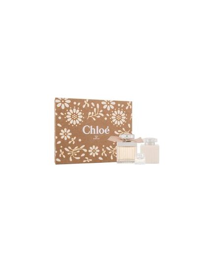 CHLOÉ CHLOE GIFT SET EDP 75 ML BODY LOTION 100 ML AND CHLOÉ CHLOÉ MINATURE EDP 5 ML