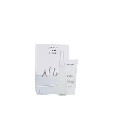 ISSEY MIYAKE L'EAU D'ISSEY GIFT SET EDT 50 ML BODY LOTION AND L'EAU D'ISSEY 75 ML