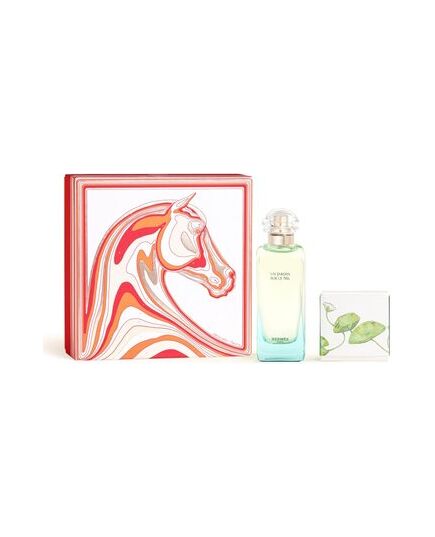 HERMÈS UN JARDIN SUR LE NIL GIFT SET EDT 100 ML A TUHÉ MÝDLO 50 G