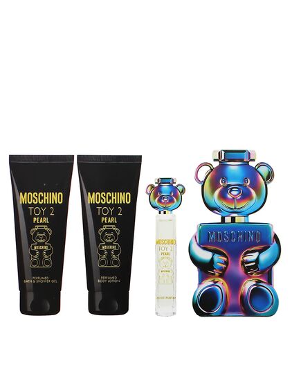 MOSCHINO TOY 2 PEARL GIFT SET EDP 100 ML, BODY LOTION 100 ML, SHOWER GEL 100 ML AND MINIATURE EDP 10 ML