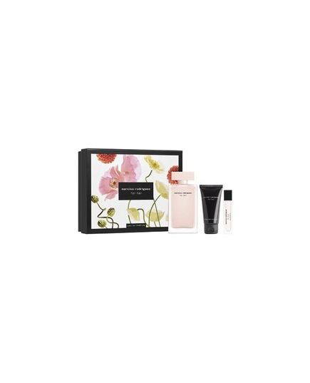 NARCISO RODRIGUEZ NARCISO RODRIQUEZ FOR HER GIFT SET EDP 100 ML, BODY LOTION 50 ML A MINIATURKA EDP 10 ML