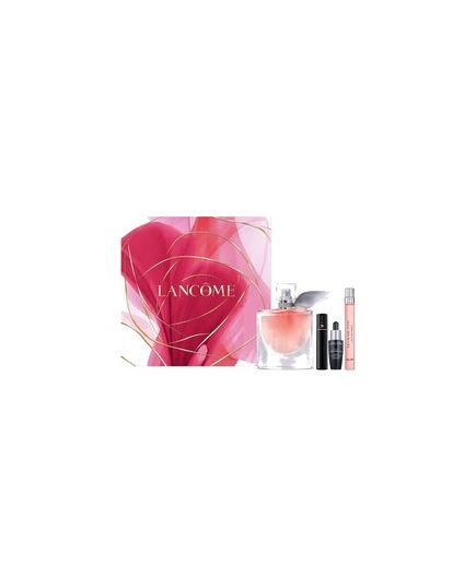 LANCOME LA VIE EST BELLE GIFT SET EDP 50 ML, SÉRUM 10 ML, ŘASENKA 2 ML A MINIATURKA EDP 10 ML