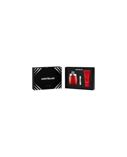 MONT BLANC LEGEND RED GIFT SET EDP 100 ML, MINIATURE EDP 7.5 ML AND SHOWER GEL 100 ML