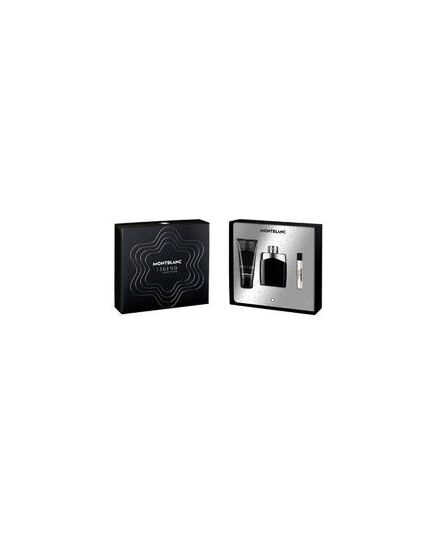 MONT BLANC LEGEND GIFT SET EDT 100 ML, SHOWER GEL 100 ML AND MINIATURE EDT 7.5 ML