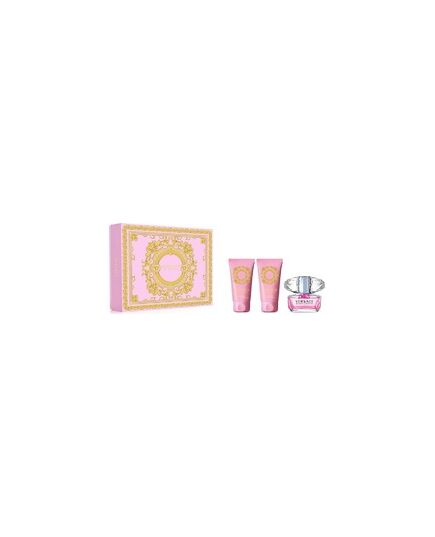 VERSACE BRIGHT CRYSTAL GIFT SET EDT 50 ML, BODY LOTION BRIGHT CRYSTAL 50 ML AND SHOWER GEL 50 ML BRIGHT CRYSTAL FREE