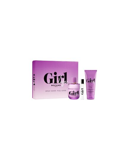 ROCHAS GIRL LIFE GIFT SET EDP 75ML, MINI EDP 7,5ML AND BODY BALM 100ML