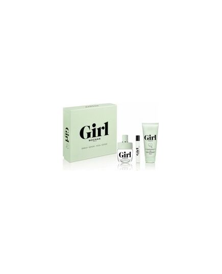 ROCHAS GIRL GIFT SET EDT 100 ML, BODY LOTION 100 ML AND MINIATURE EDT 7,5 ML