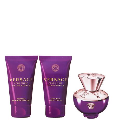 VERSACE DYLAN PURPLE POUR FEMME GIFT SET EDP 50 ML, BODY LOTION 50 ML AND SHOWER GEL 50 ML