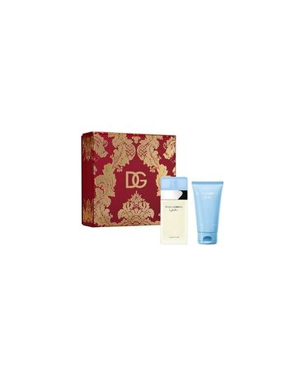DOLCE GABBANA LIGHT BLUE GIFT SET EDT 50 ML A TĚLOVÝ KRÉM 50 ML