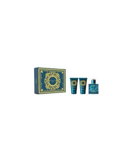 VERSACE EROS GIFT SET 50 ML EDT, SHOWER GEL AND EROS 50 ML AFTER SHAVE BALSAM EROS 50 ML