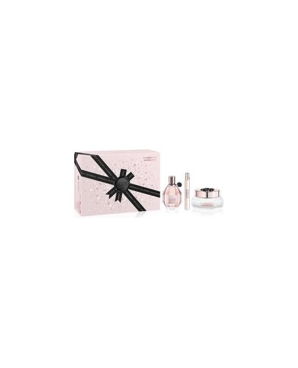 VIKTOR & ROLF FLOWERBOMB GIFT SET EDP 100 ML, TĚLOVÝ KRÉM 200 ML A MINIATURKA EDP 10 ML