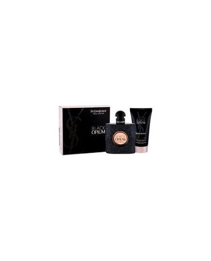 YVES SAINT LAURENT BLACK OPIUM GIFT SET EDP 50ML + BODY LOTION 50ML